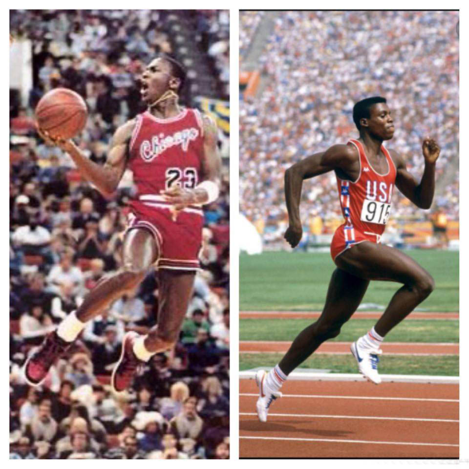 LE SAVIEZ-VOUS… Michael Jordan vs Carl Lewis